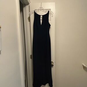 Navy Floor Length Gown